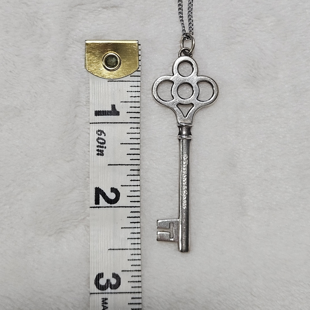 Tiffany & Co. Crown Key Silver Necklace - Picture 6 of 8